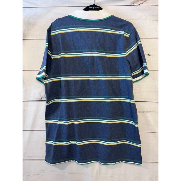 Brooks Brothers Men's Polo Top Size XL NWT Stripes Blue - Picture 2 of 5